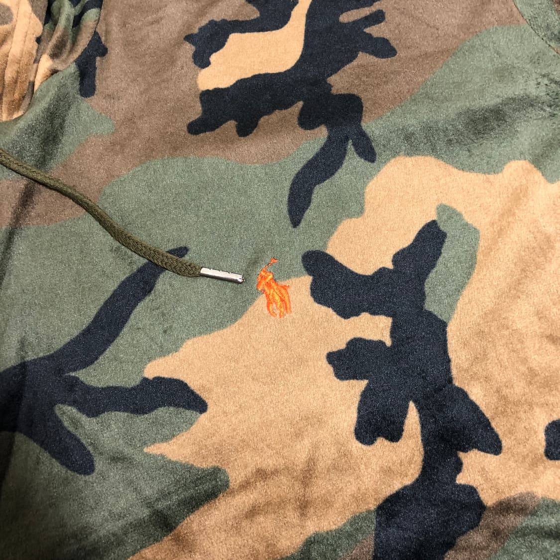 새상품) 폴로 랄프로렌 카모 슬립 수면 후드티 2XL 상품이미지4