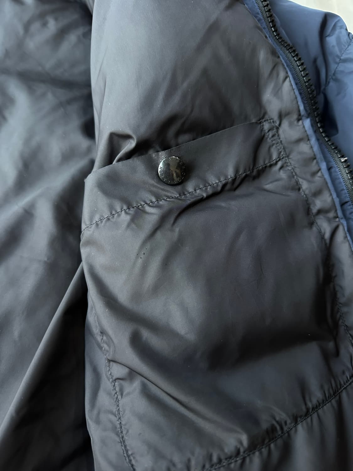 폴로 다운 패딩 네이비 XL  상품이미지8