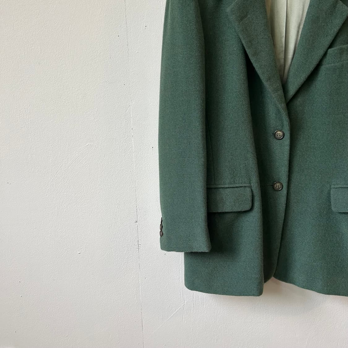 막스마라 모스그린 트위드 자켓 상품이미지6