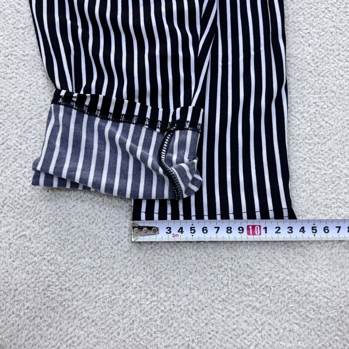 XL 빈티지 줄무늬패턴 밴딩 팬츠 0427E 상품이미지7