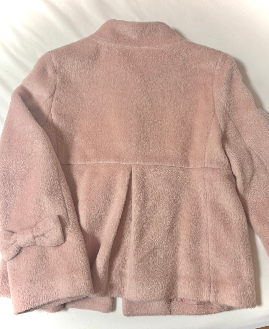 일브 메조피아노깔 갤러리비스콘티 리본 숏코트 자켓 라떼갸루 상품이미지3