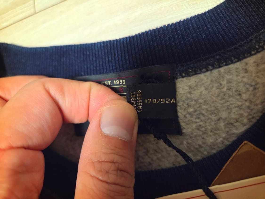 RRL U.S. RRL 로고 플리스 인디고 크루넥 스웻셔츠 상품이미지3