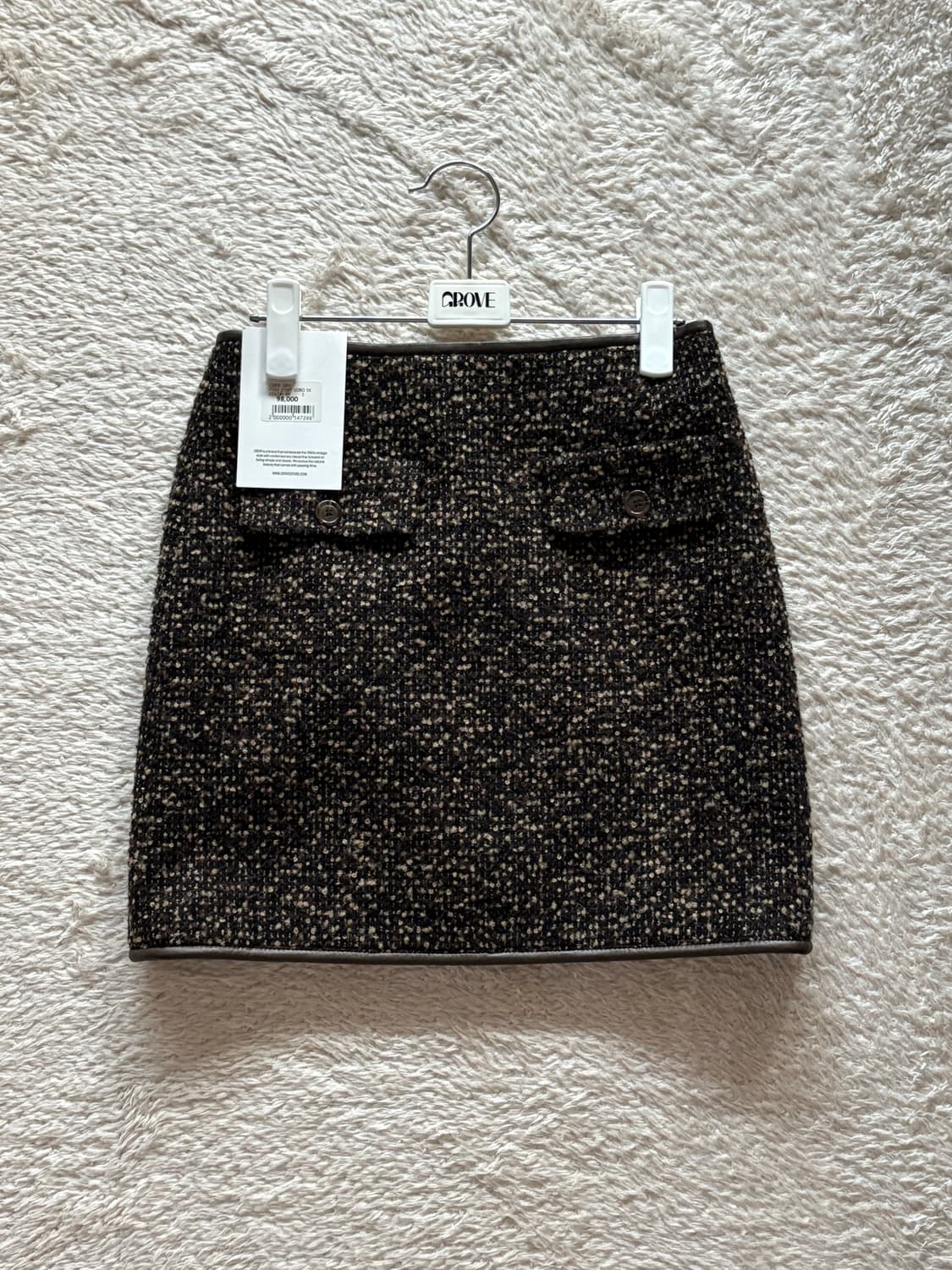 Grove 그로브 트위드 스커트 상품이미지1