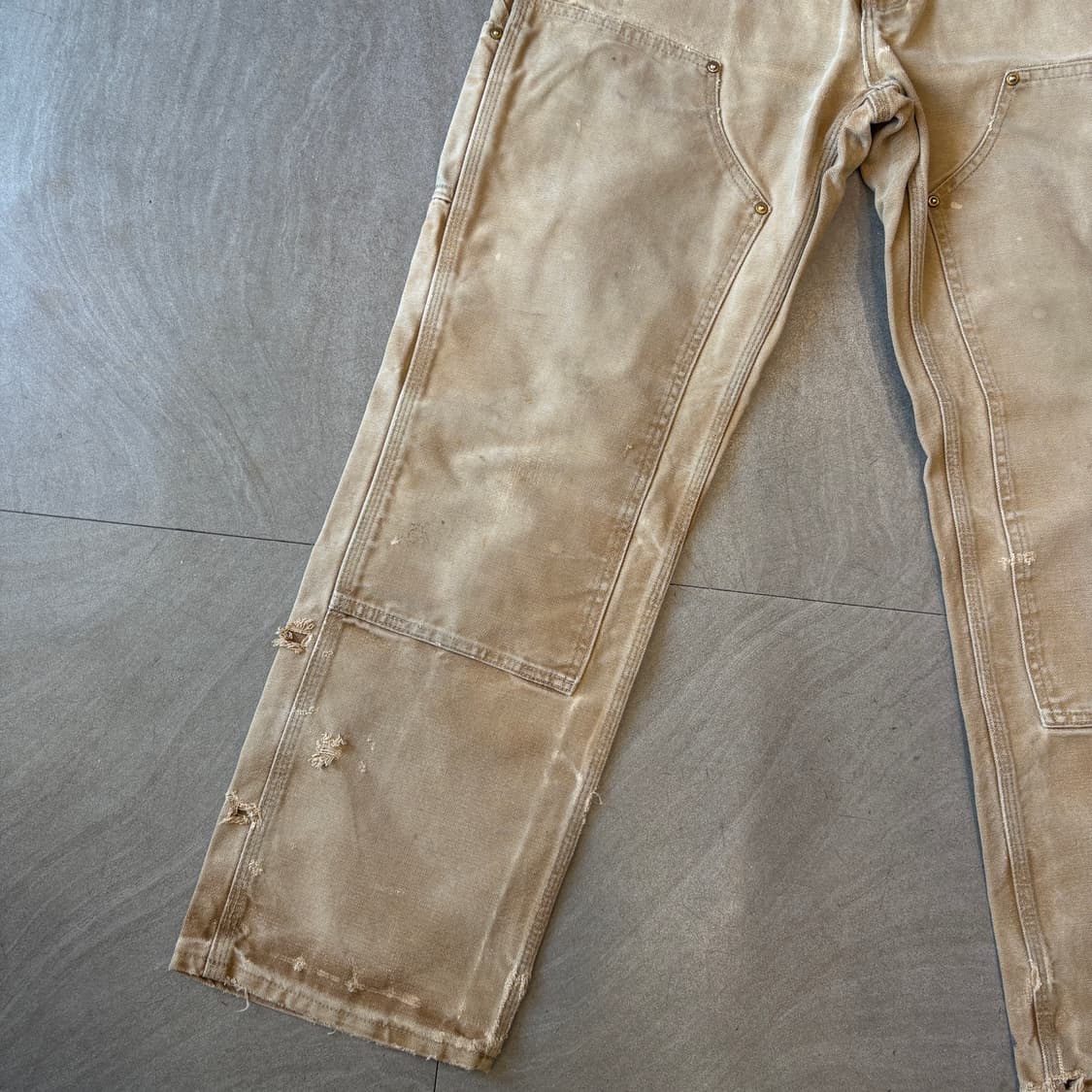 칼하트 정품 바지 브라운 더블니 팬츠 상품이미지2