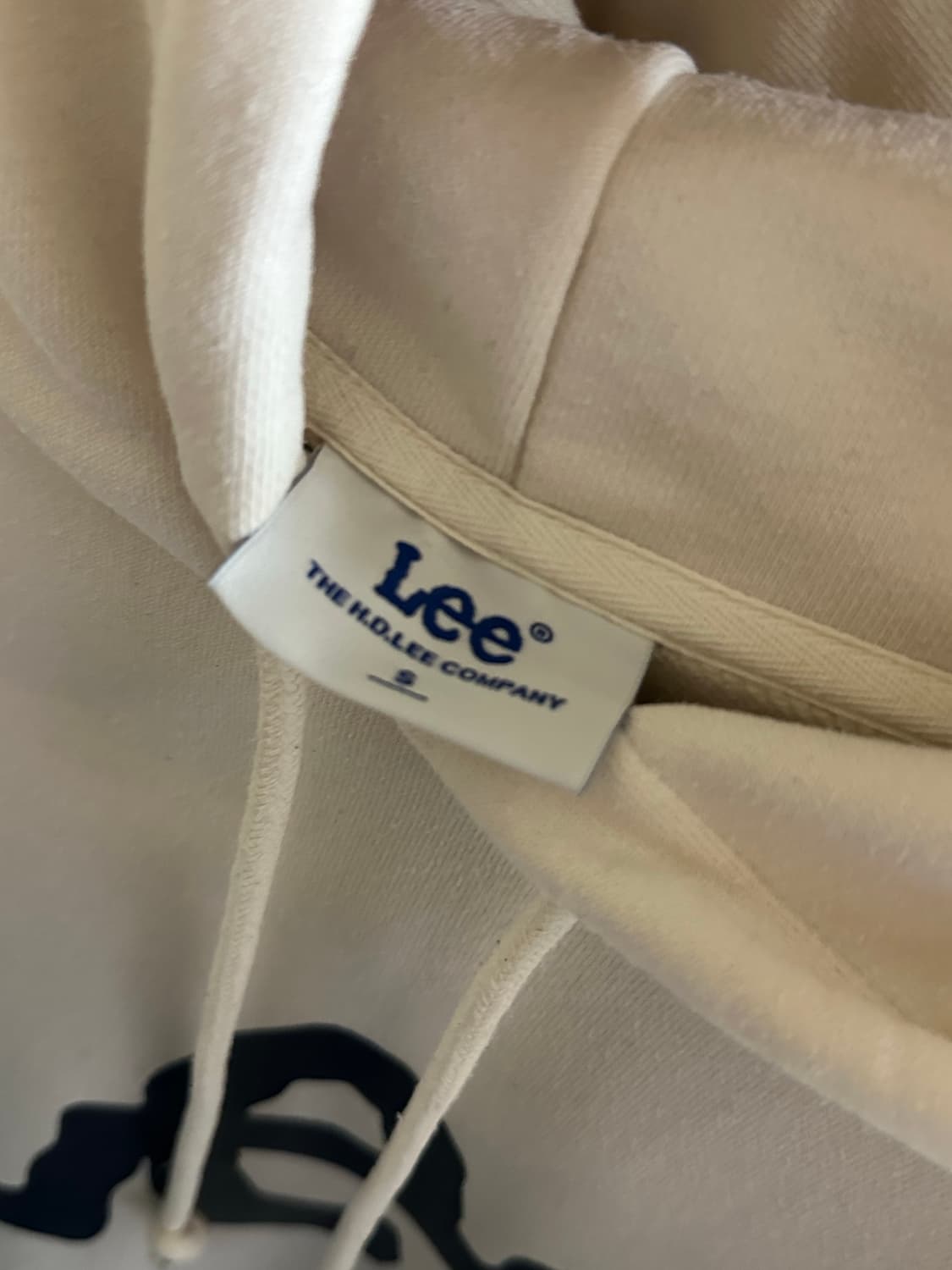 Lee 아이보리 후드티 상품이미지5