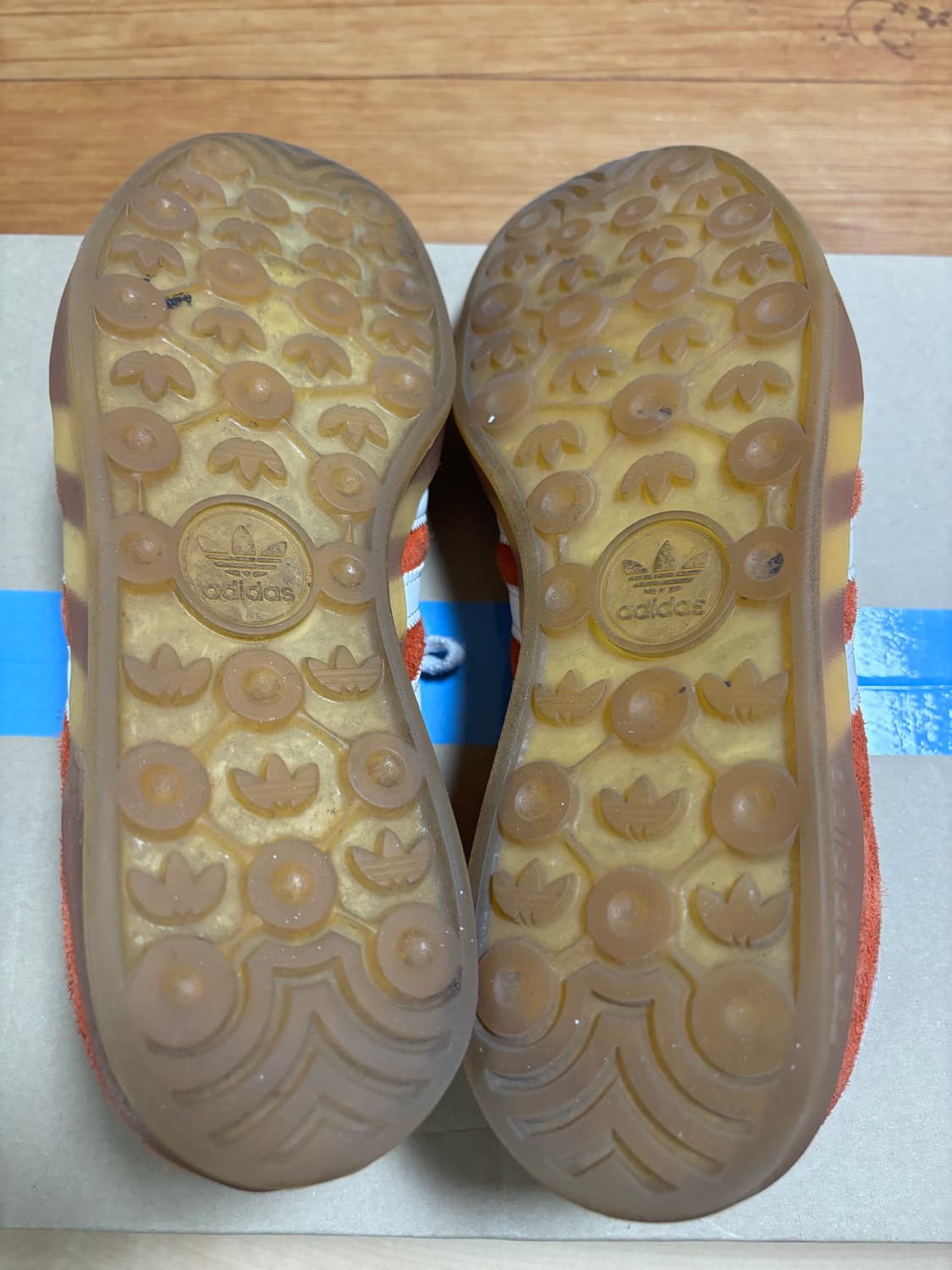 아디다스 가젤 인도어 볼드 오렌지 클라우드 화이트 상품이미지3