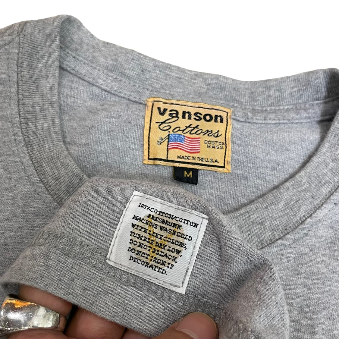 (S) 벤슨 스컬라이더 백로고 반팔티 상품이미지5