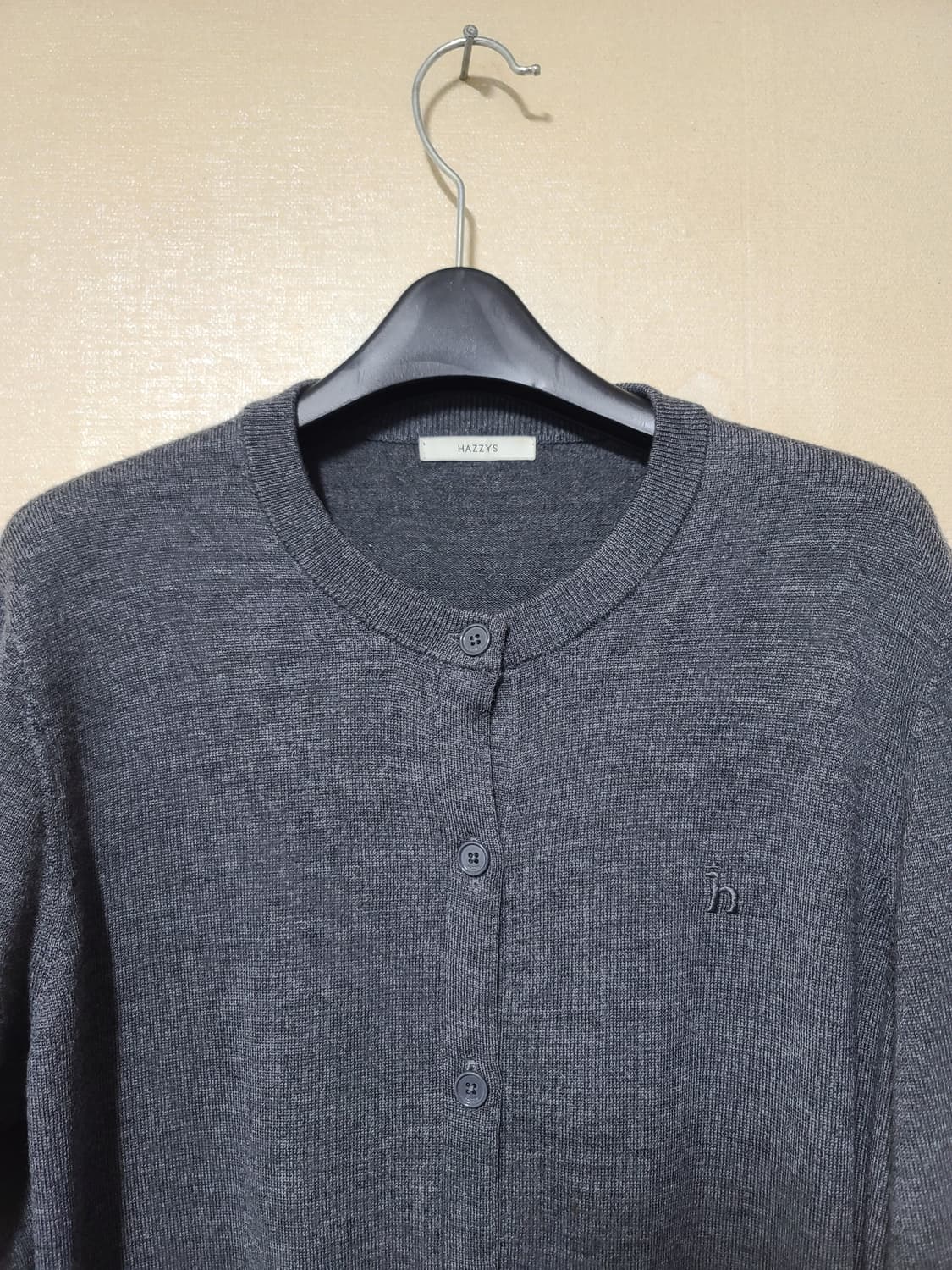 헤지스 울 솔리드 가디건 상품이미지2