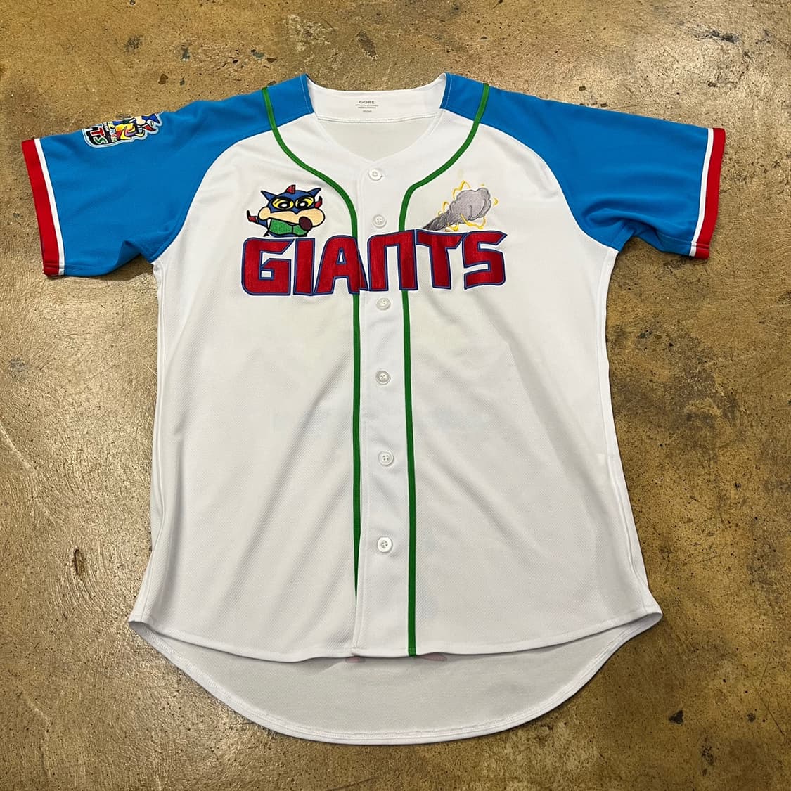 [ M ] 롯데자이언츠 34 짱구 액션가면 반팔 야구 유니폼 b19 상품이미지2