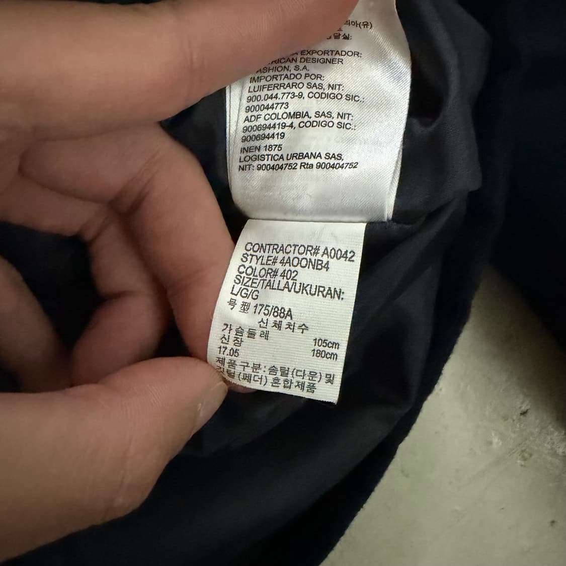 켈빈클라인 진스 빈티지 다운 패딩 L 상품이미지7