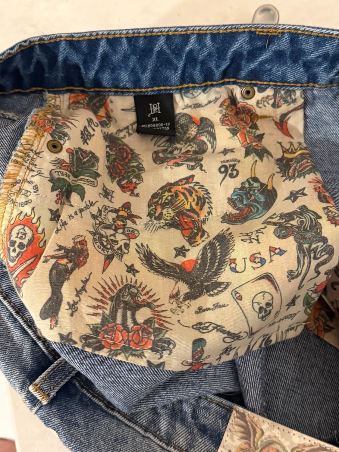 에드하디 ed hardy 데님 스커트 청치마 상품이미지6