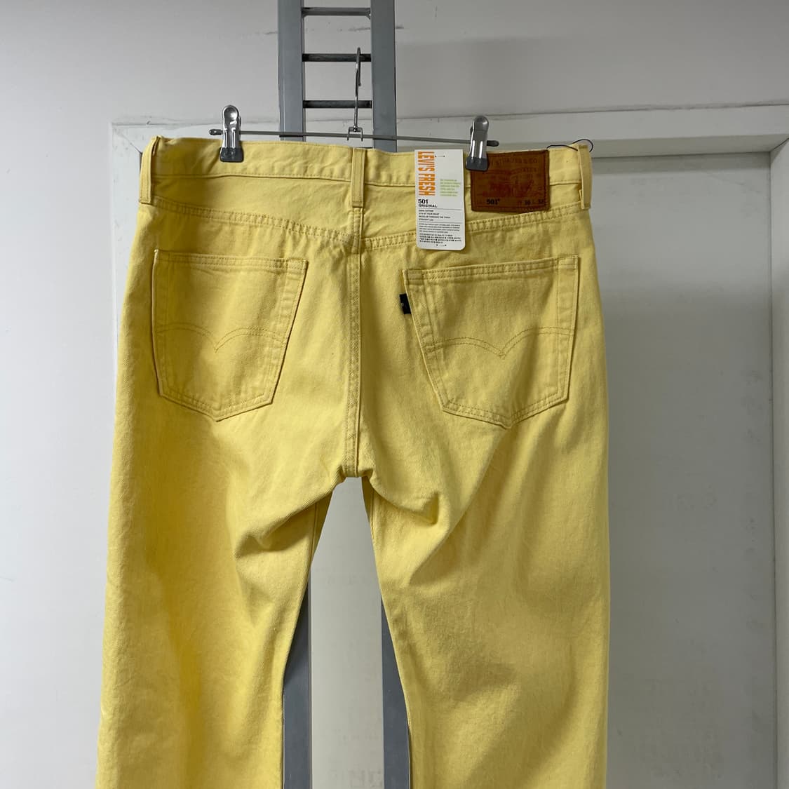 리바이스 501 옐로 데님 팬츠 W36 L32 상품이미지2