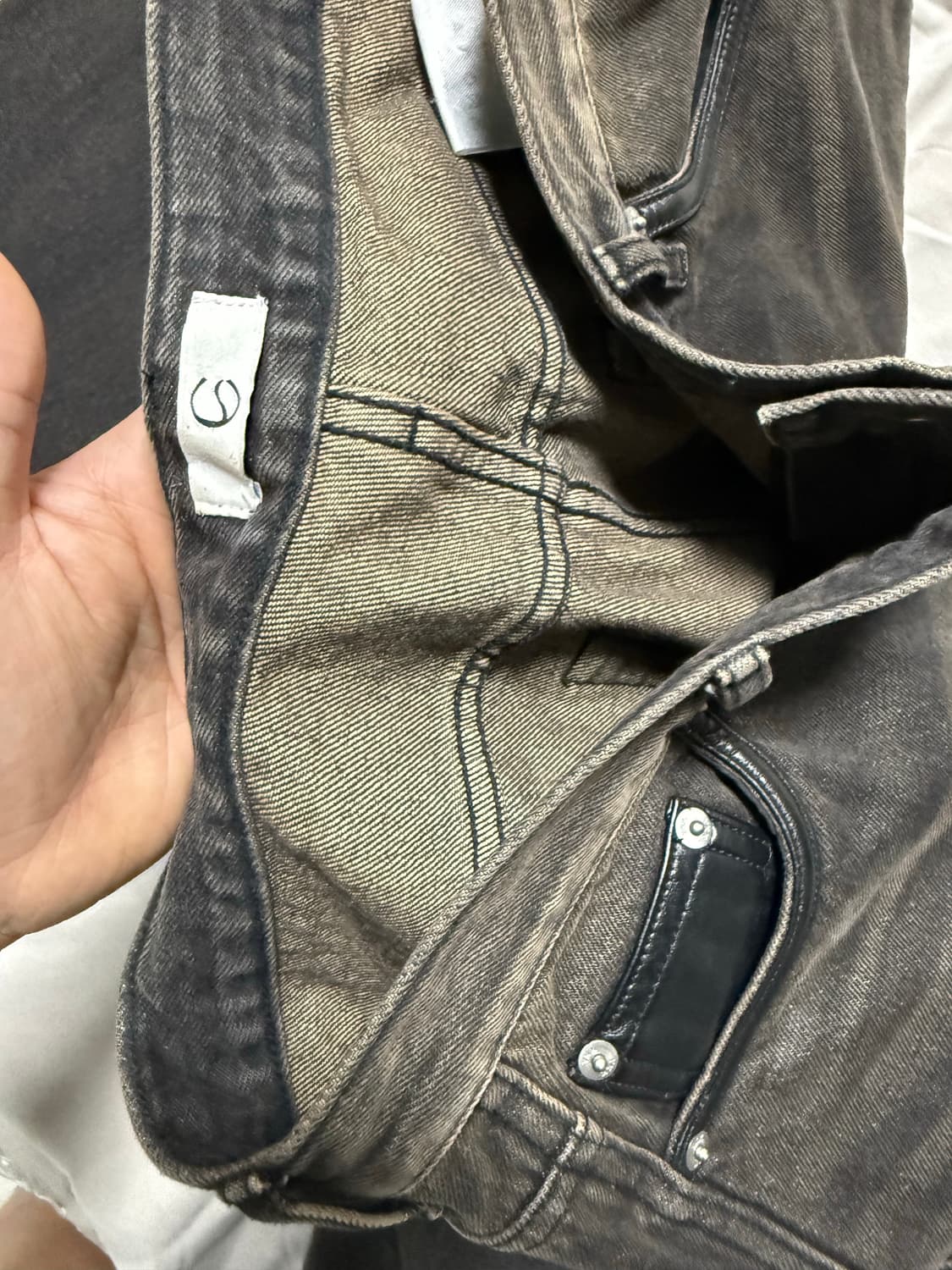 뉴치프시크 흑청 머드 벌룬핏 상품이미지3