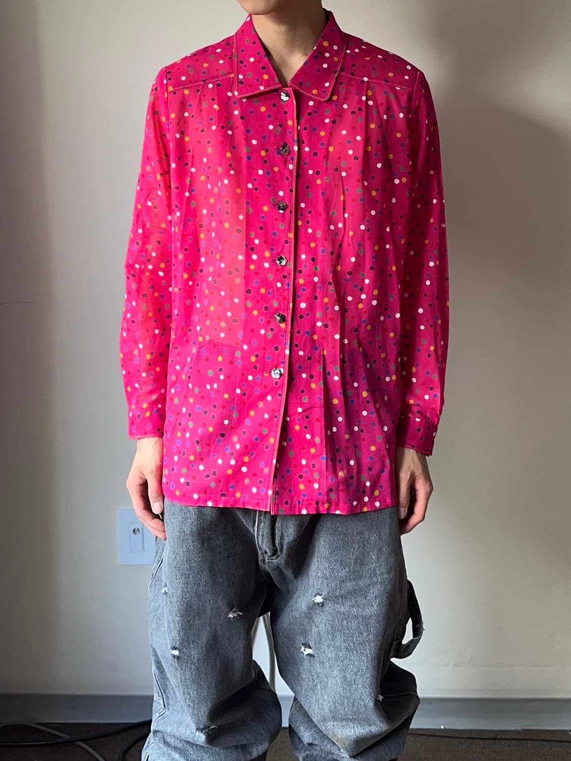 Sepène 폴카 도트 드레스 셔츠 상품이미지6