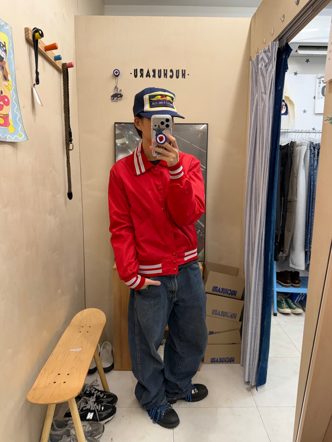 Redwood painting nylon jacket 상품이미지6