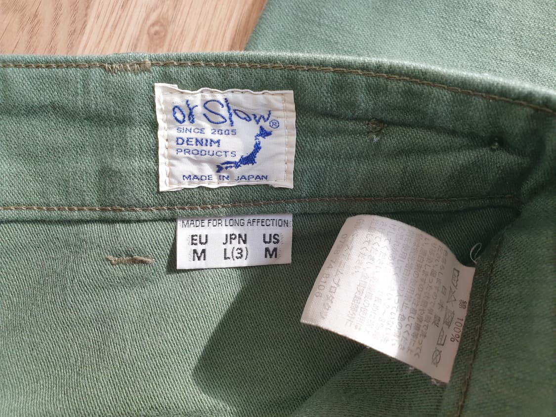 오어슬로우 퍼티그팬츠 오리지널핏 3사이즈 상품이미지3