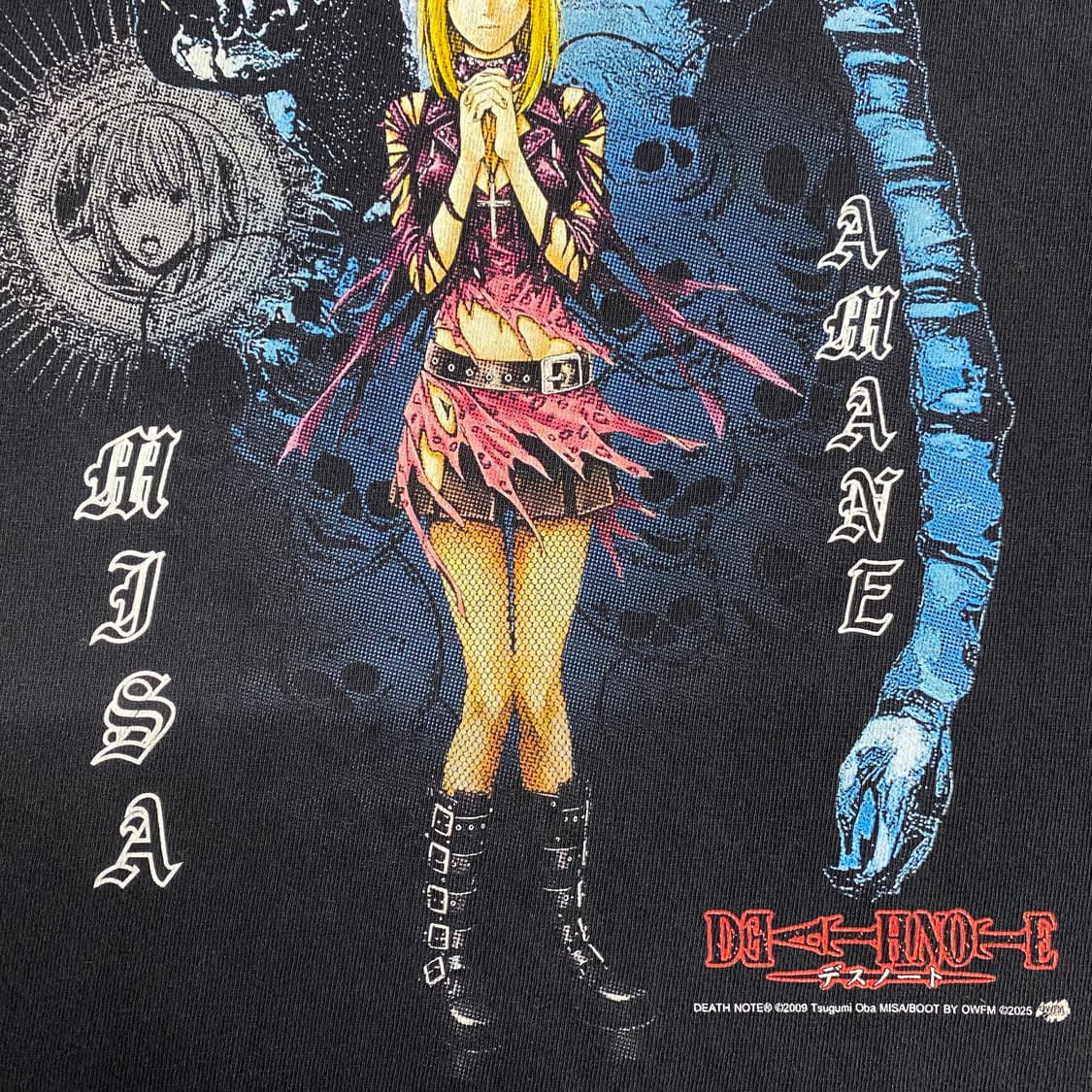 데스노트 미사 부틀렉 애니메이션 티셔츠 상품이미지7