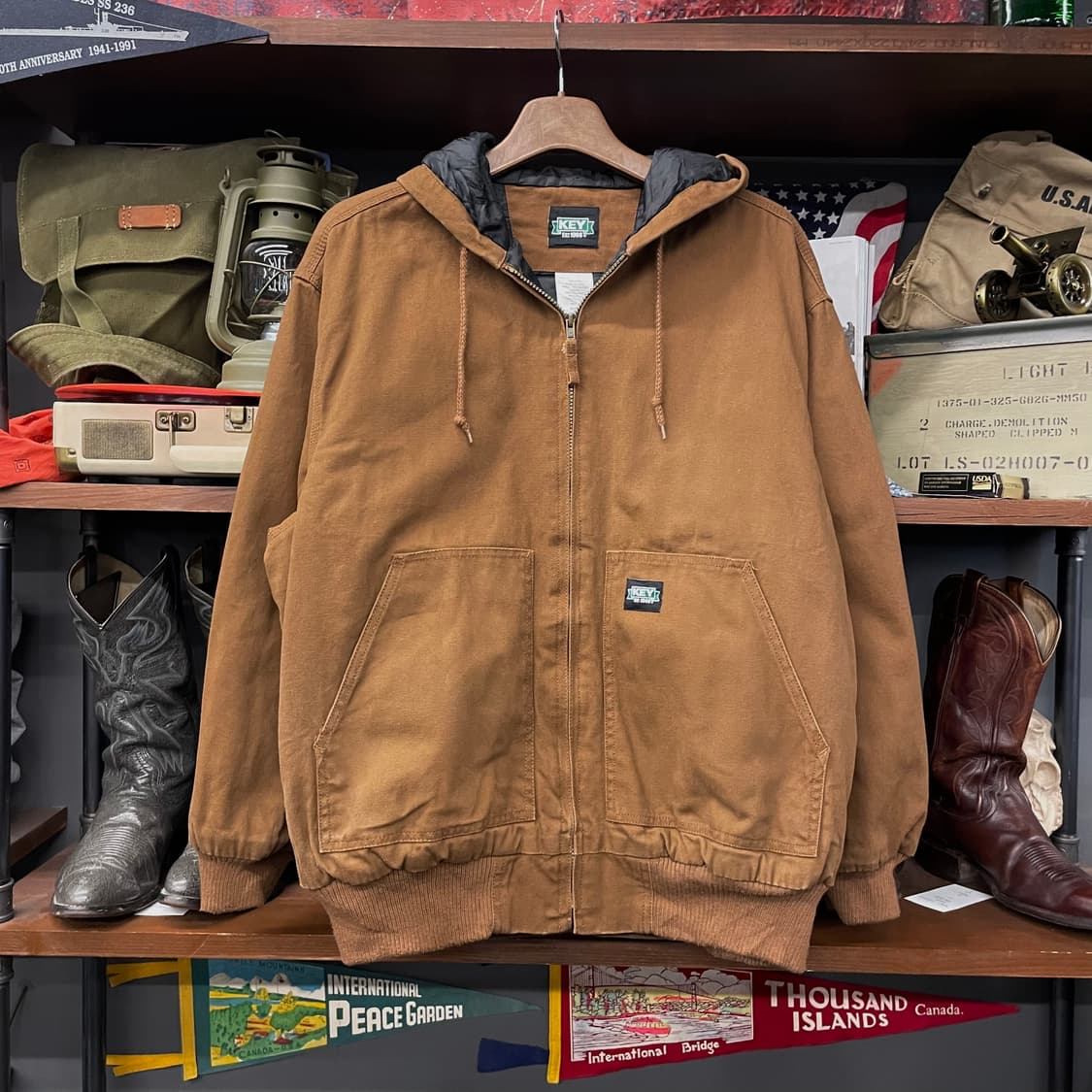 KEY 빈티지 액티브 워크 자켓 워크 웨어 상품이미지1