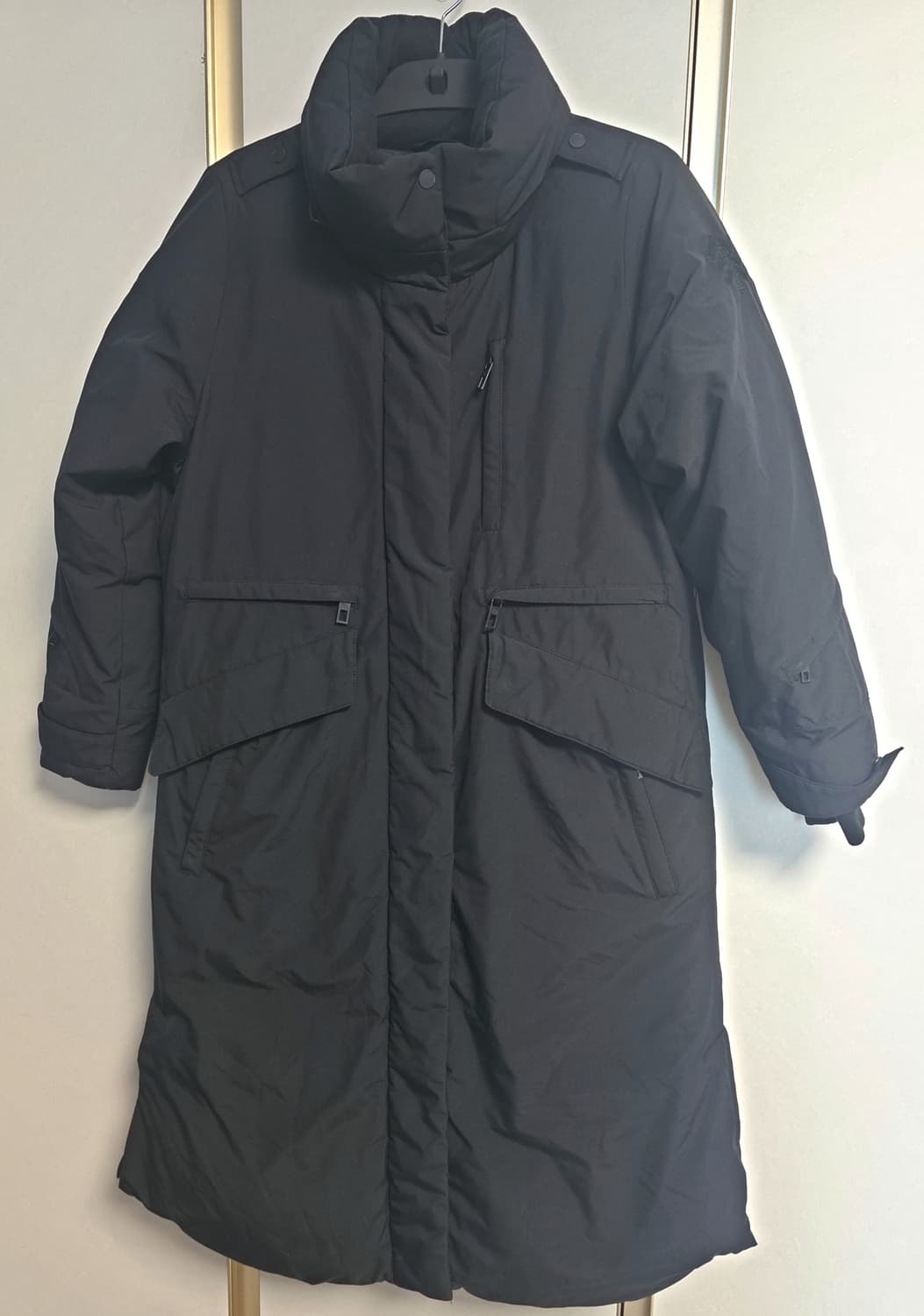 코오롱스포츠 여성 롱패딩 블랙 상품이미지2