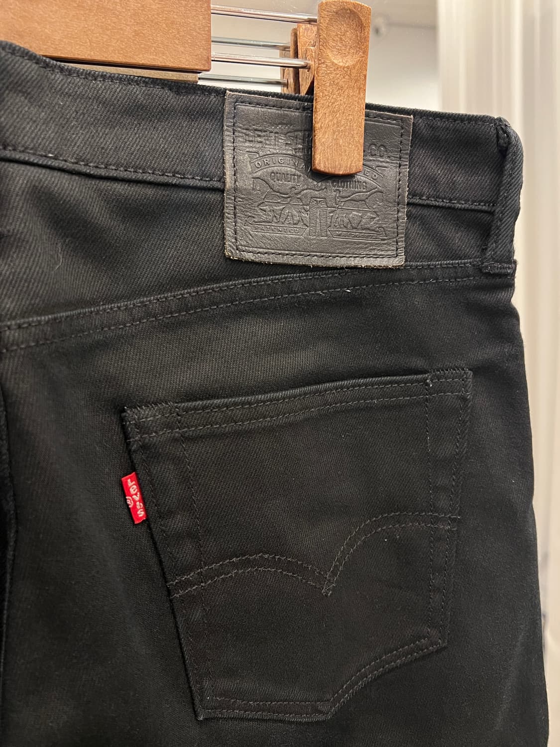 Levis 리바이스 블랙 데님 팬츠 (34inch) 상품이미지7