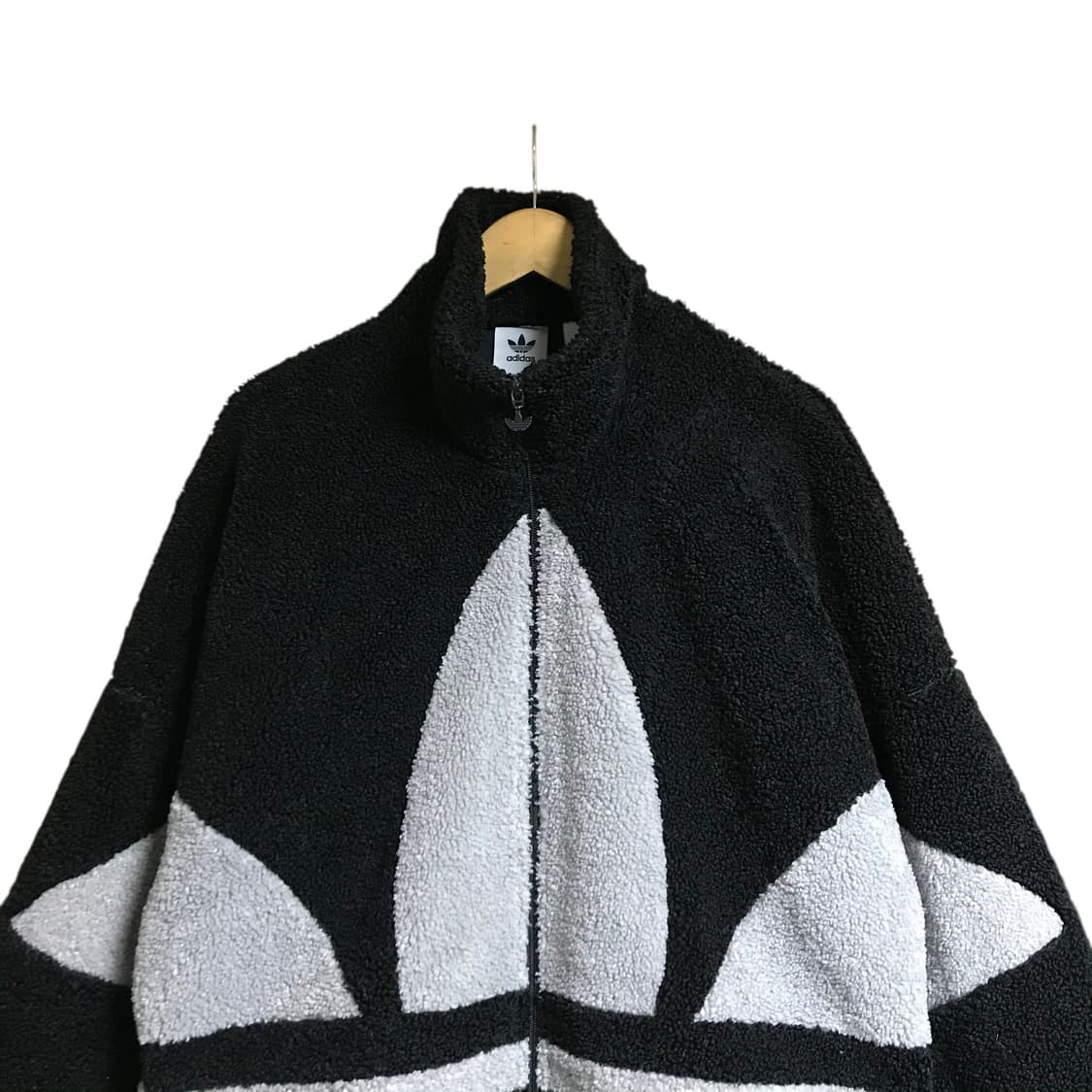 아디다스 쉐르파 빅로고 양털 후리스자켓 상품이미지2