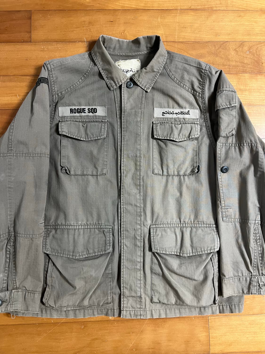 Rare) 00s wtaps military jacket 상품이미지1