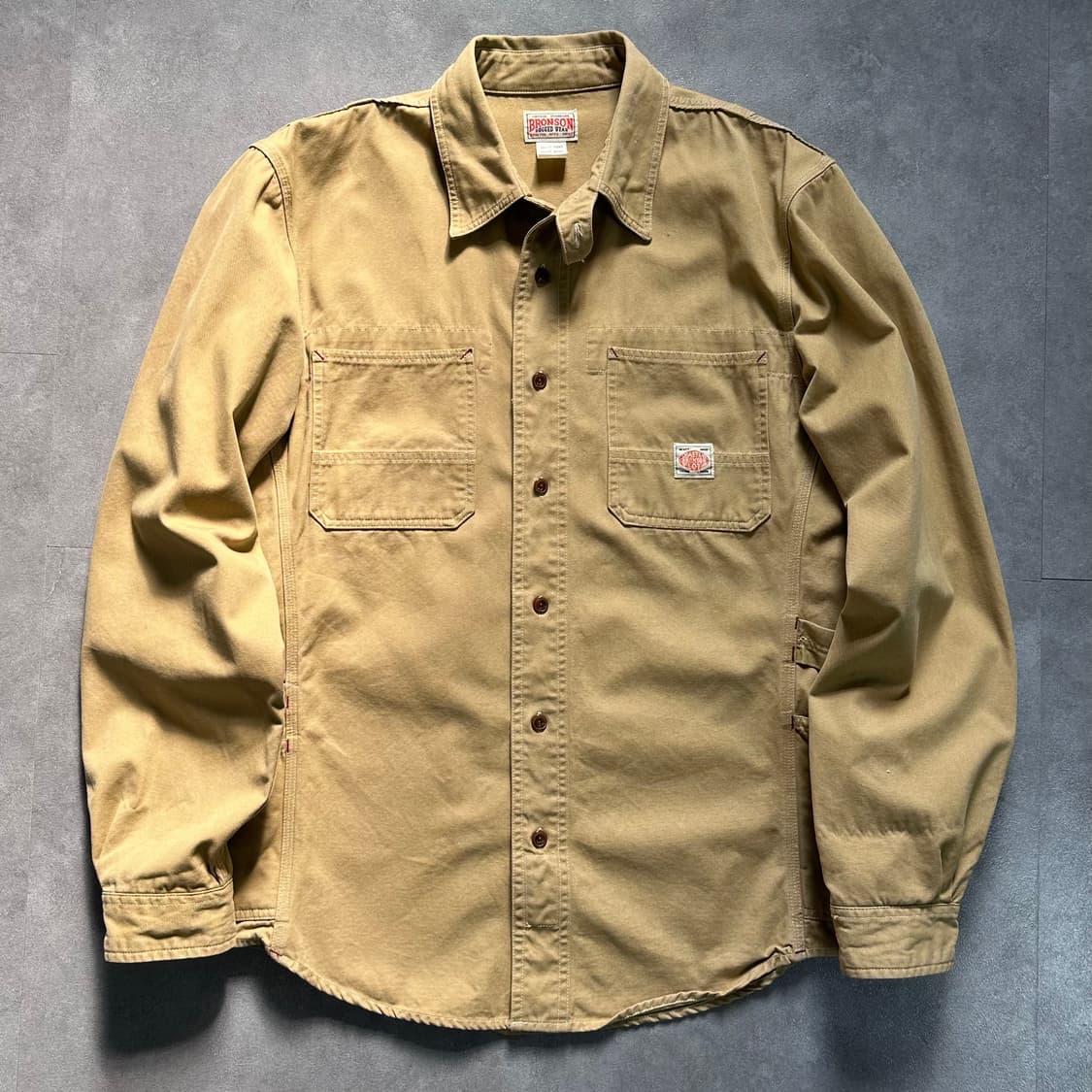 브론슨 베이지 워크 셔츠 (va.100) 상품이미지1