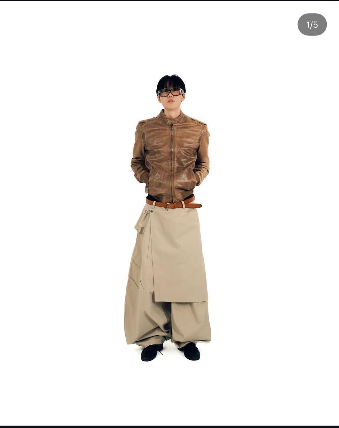 삼양쉐이드 skirt pants- beige 상품이미지1