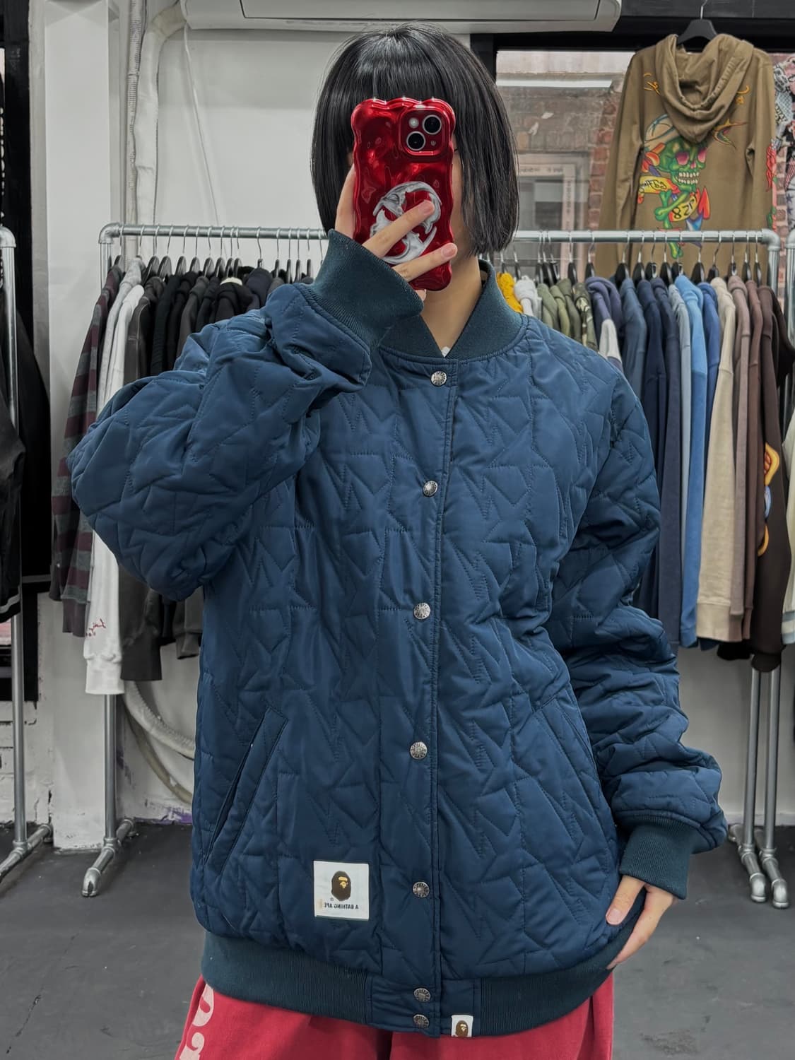 베이프 리버시블 빅사루 바시티  상품이미지9