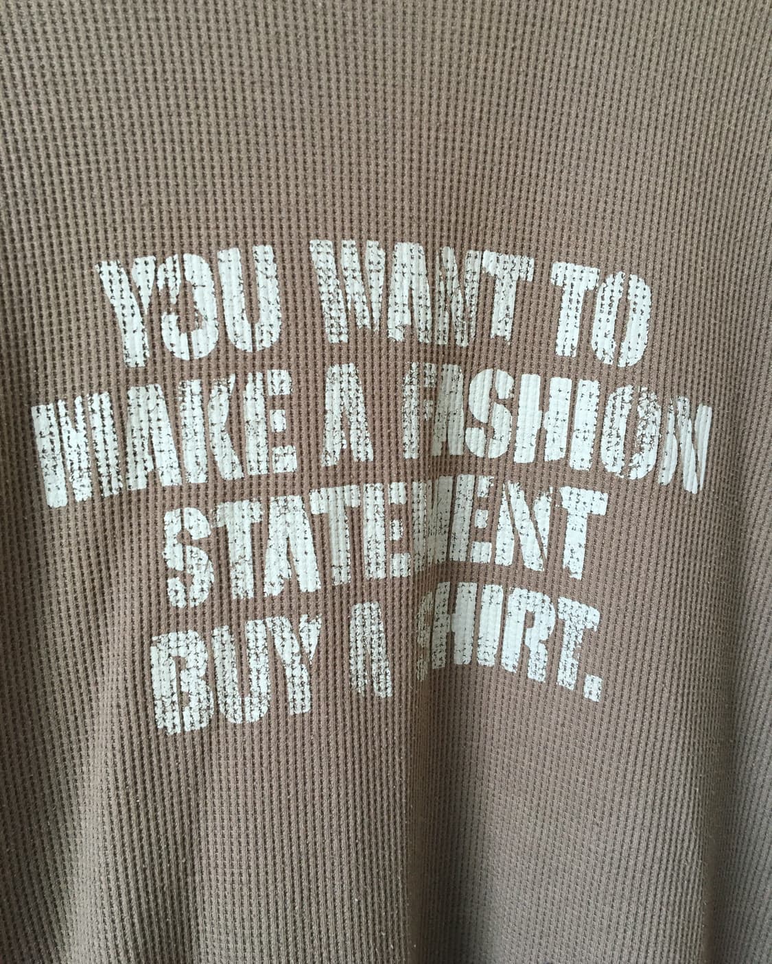 Lettering printing waffle sleeve 상품이미지5