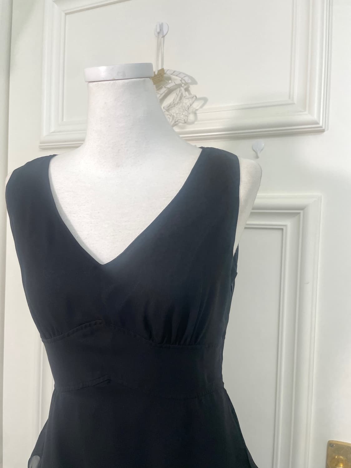 black ruffle shirring princess opc 상품이미지7