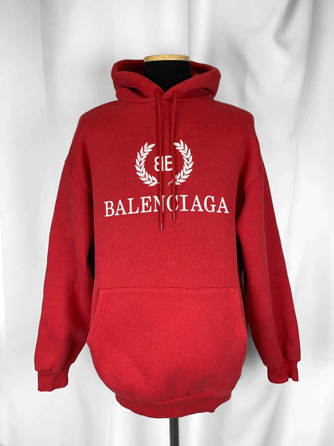 발렌시아가 월계수 후드 레드 S 상품이미지1