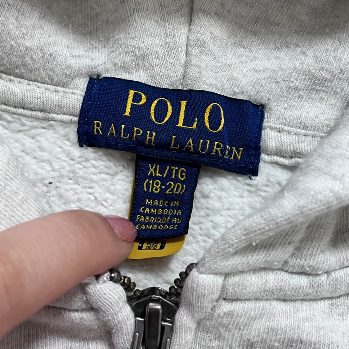 [정품] 폴로 그레이 / 네이비포니 기모 후집 [ XL ] 상품이미지5