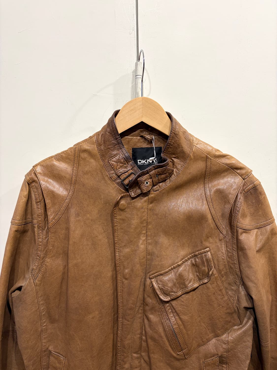 DKNY 웨스턴 램스킨 레더 자켓 상품이미지2