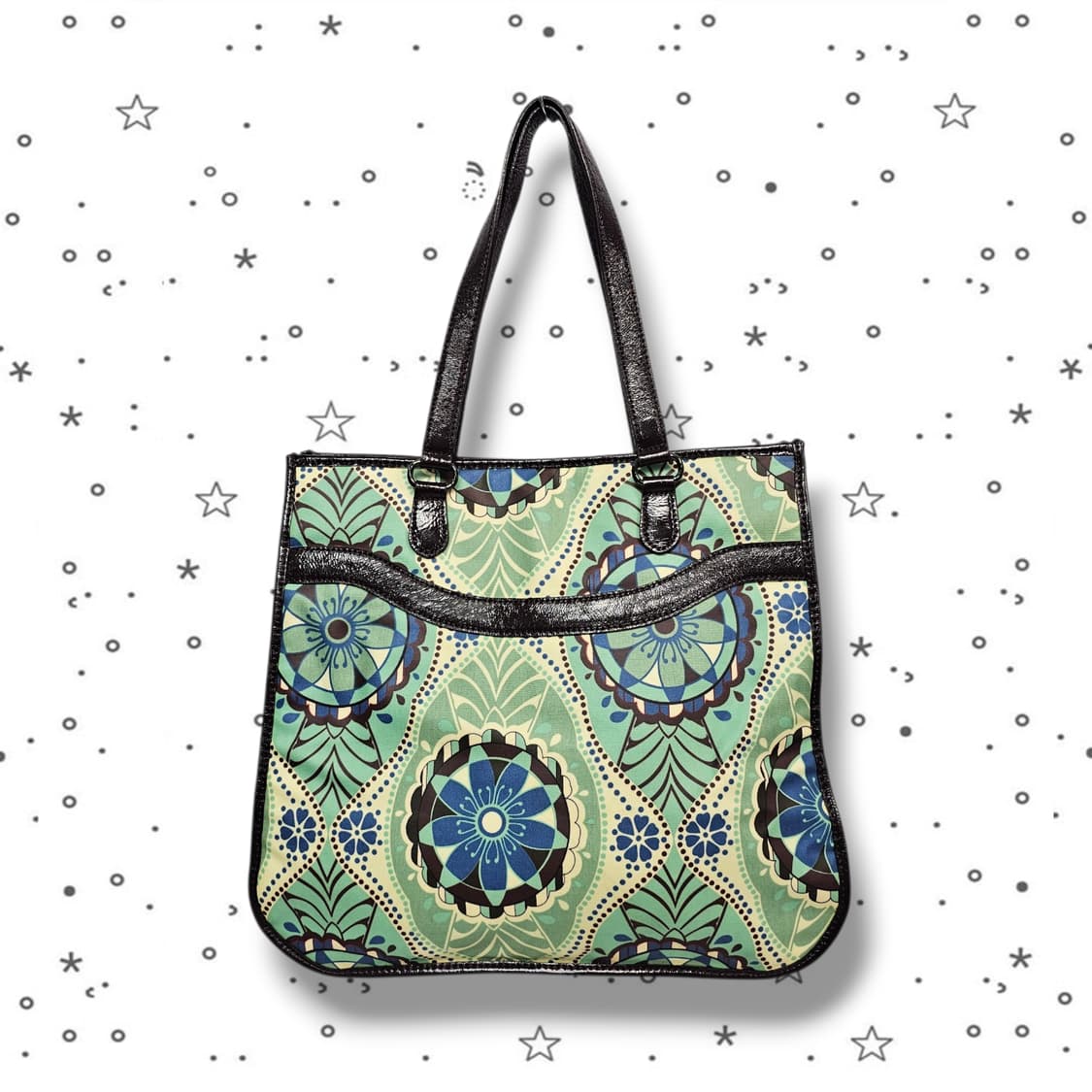 Billy Bag 빌리백 페이즐리 민트 토트백 상품이미지2