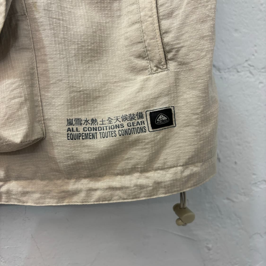 나이키 ACG 유틸리티 멀티 포켓 베이지 빈티지 베스트 자켓 XL 상품이미지6