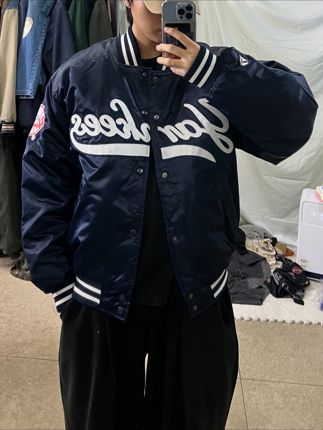 마제스틱 뉴욕양키스 스타디움자켓 상품이미지3