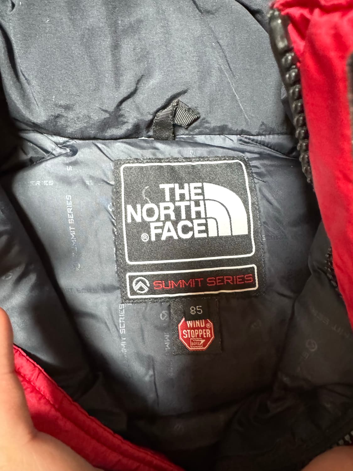 노스페이스 700 눕시 패딩 레드 상품이미지3