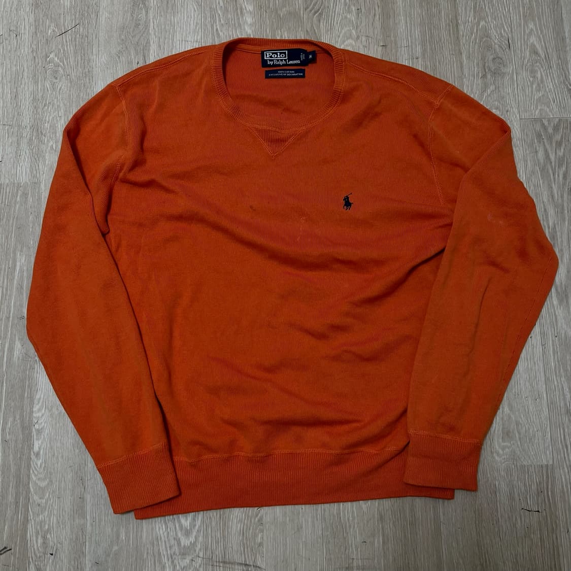 폴로 랄프로렌 코튼 브이넥 니트 S/90  상품이미지1