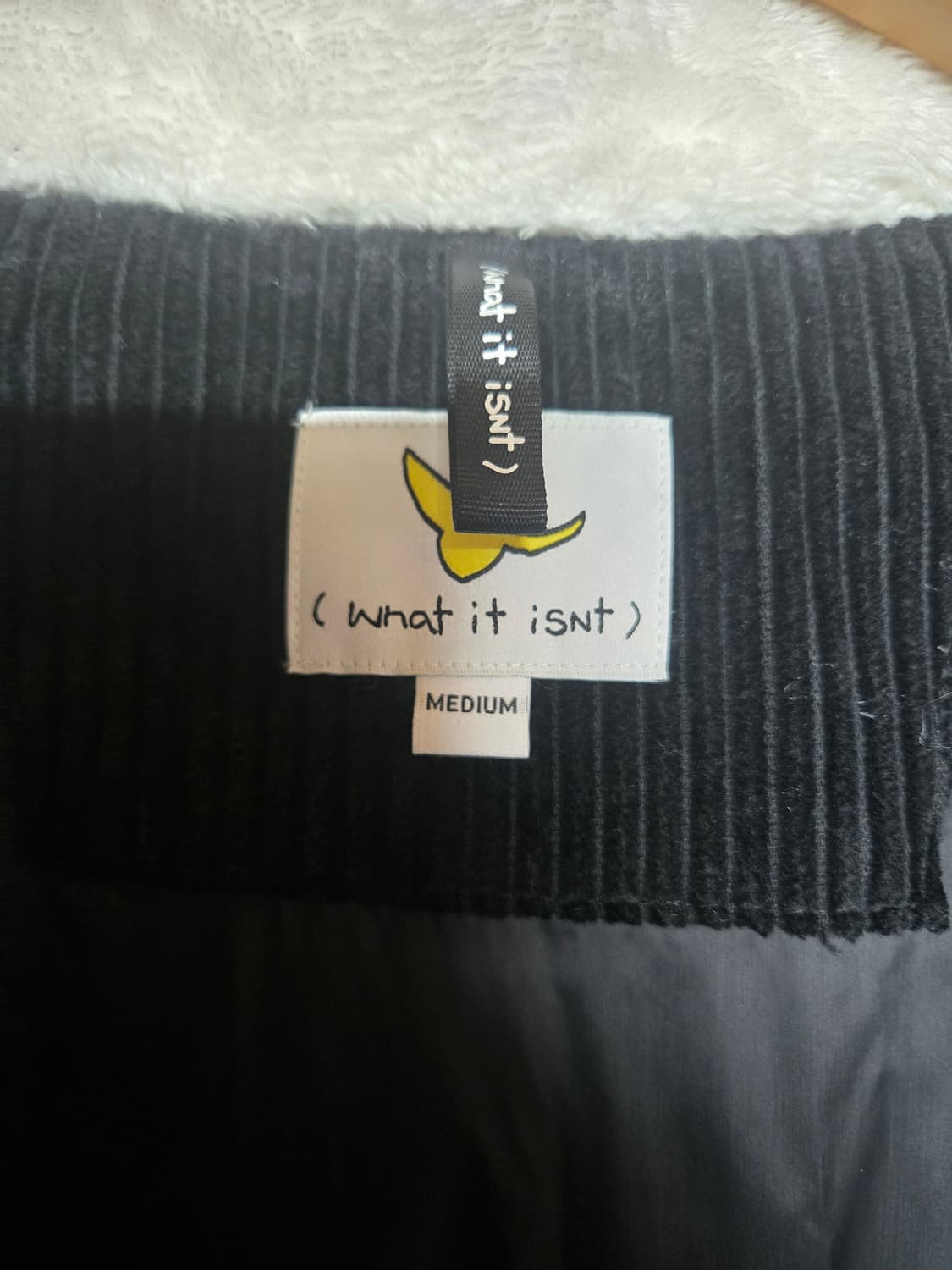 왓잇이즌 코듀로이 패딩 M 상품이미지6