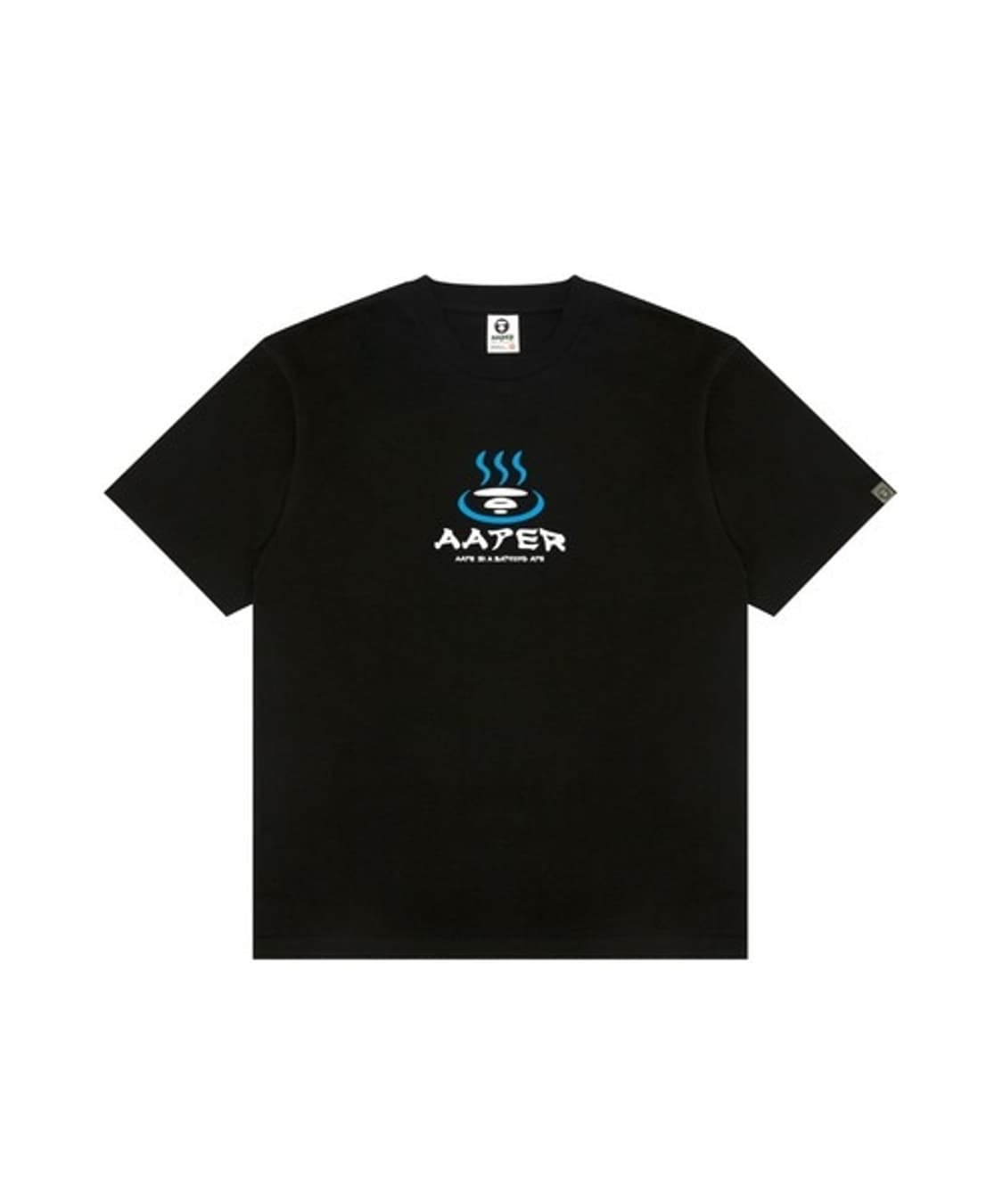 AAPE 에이프 온천 반팔 티셔츠 블랙 상품이미지2