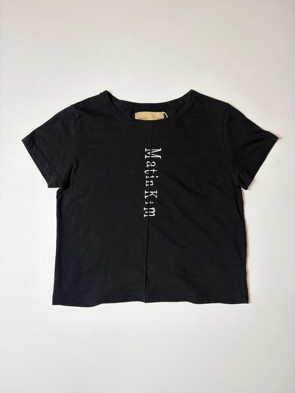 마뗑킴 Matin Kim 22ss 크롭 반팔 티셔츠 PN9286 상품이미지1