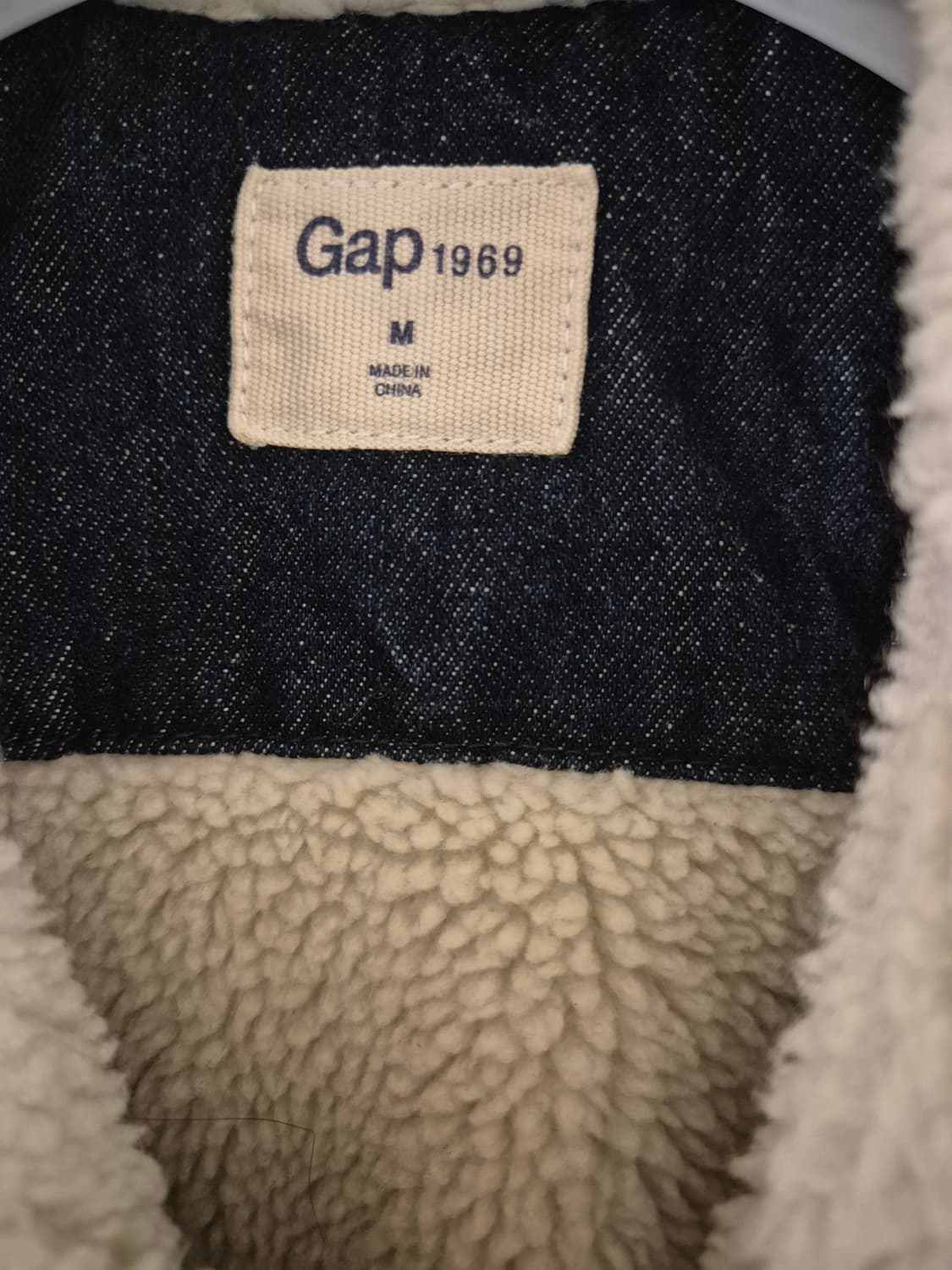 [M]GAP갭 1969 빈티지 데님 점퍼자켓 뽀글이 상품이미지4