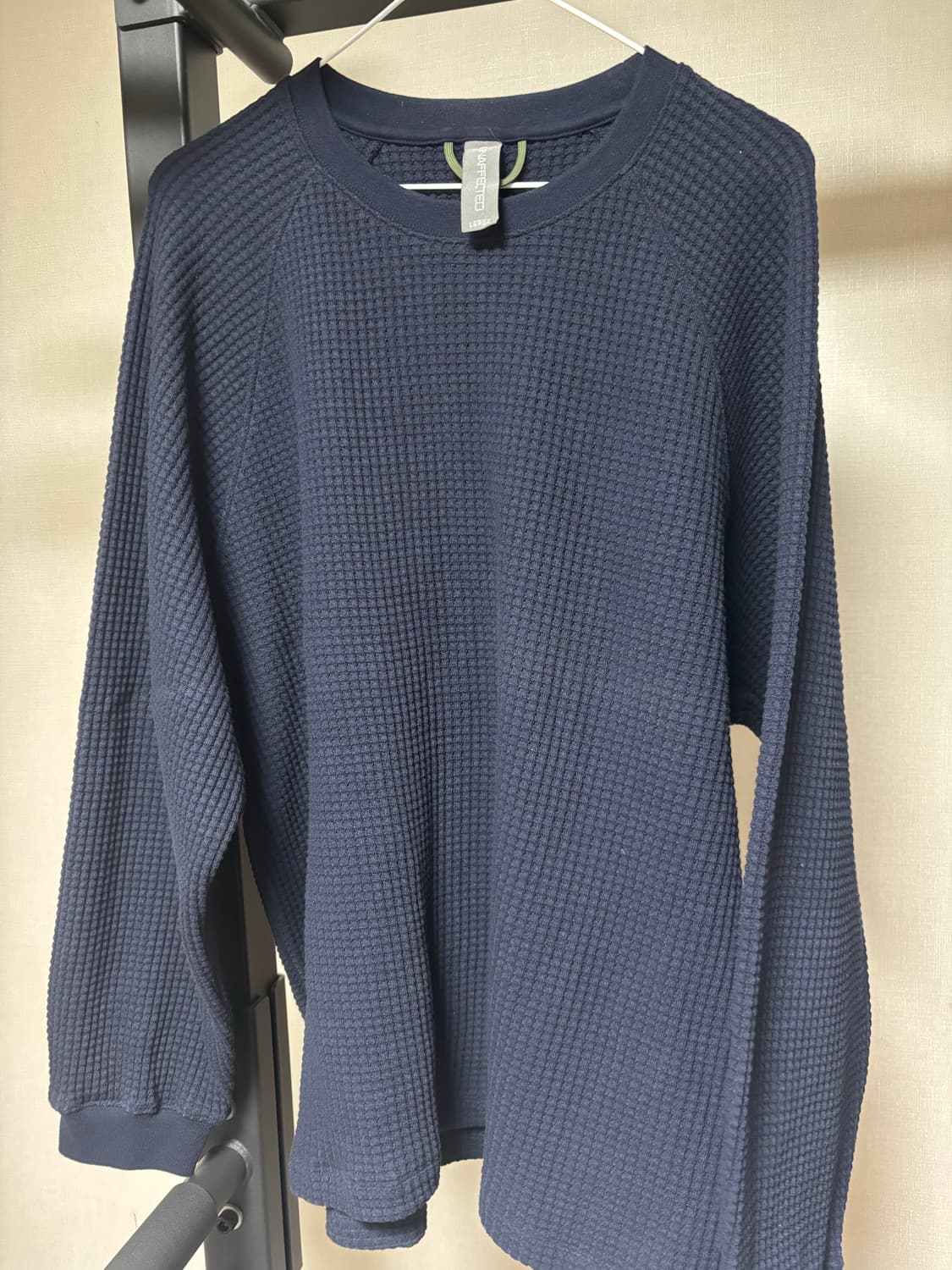 언어펙티드 22fw 엠브로이더리 롱슬리브 네이비 상품이미지9