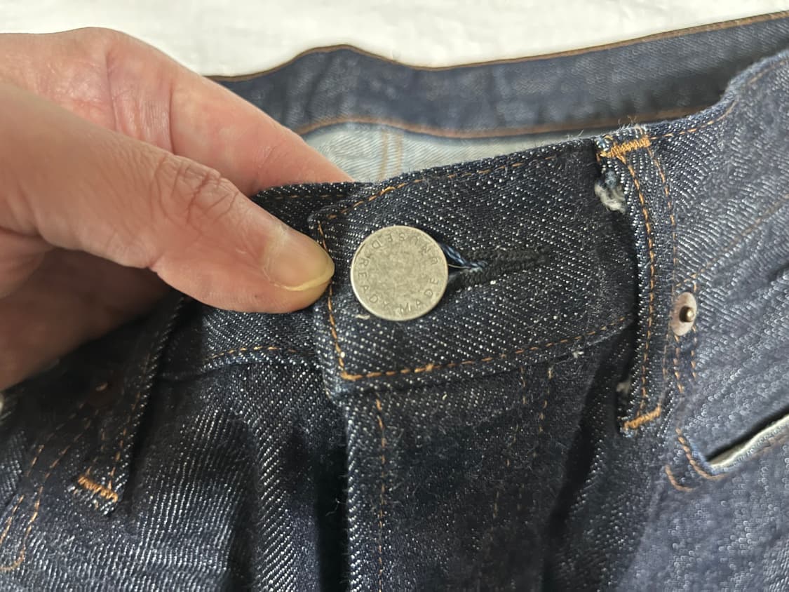 (3)언유즈드 UNUSED 원워시 데님 팬츠 상품이미지5