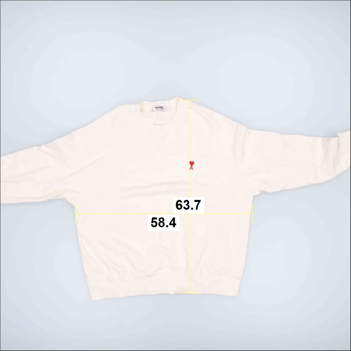 F 고급 하트로고 맨투맨 스웻셔츠 0204M 상품이미지4