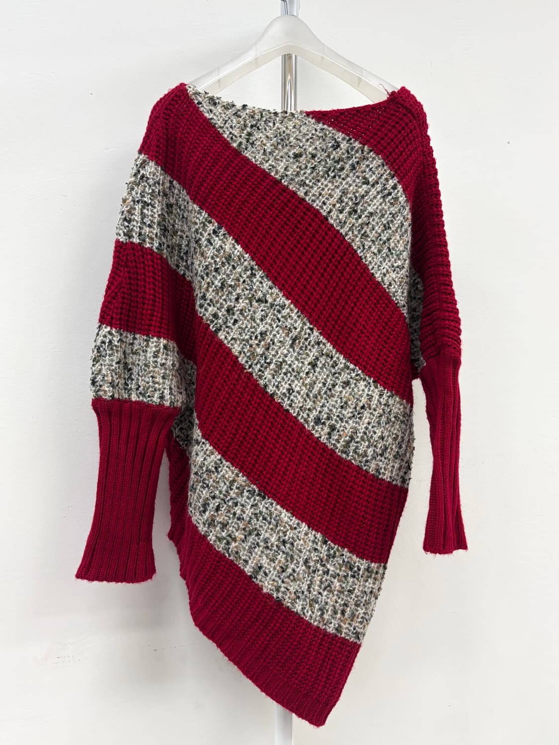 빈티지 레드 니트 스웨터 상품이미지6