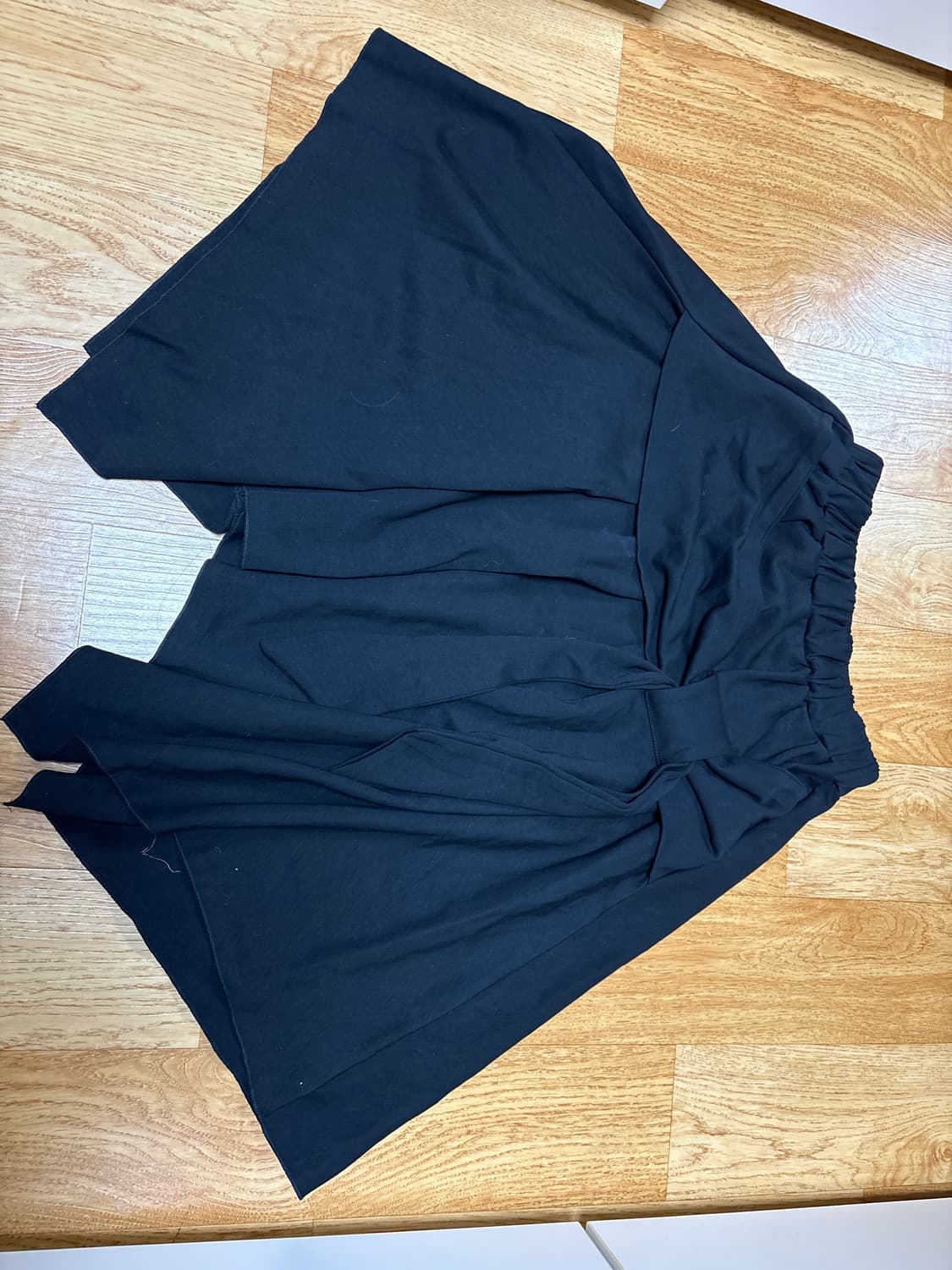 빈티지 언발 레이어드 리본 미디스커트 니혼진 상품이미지2