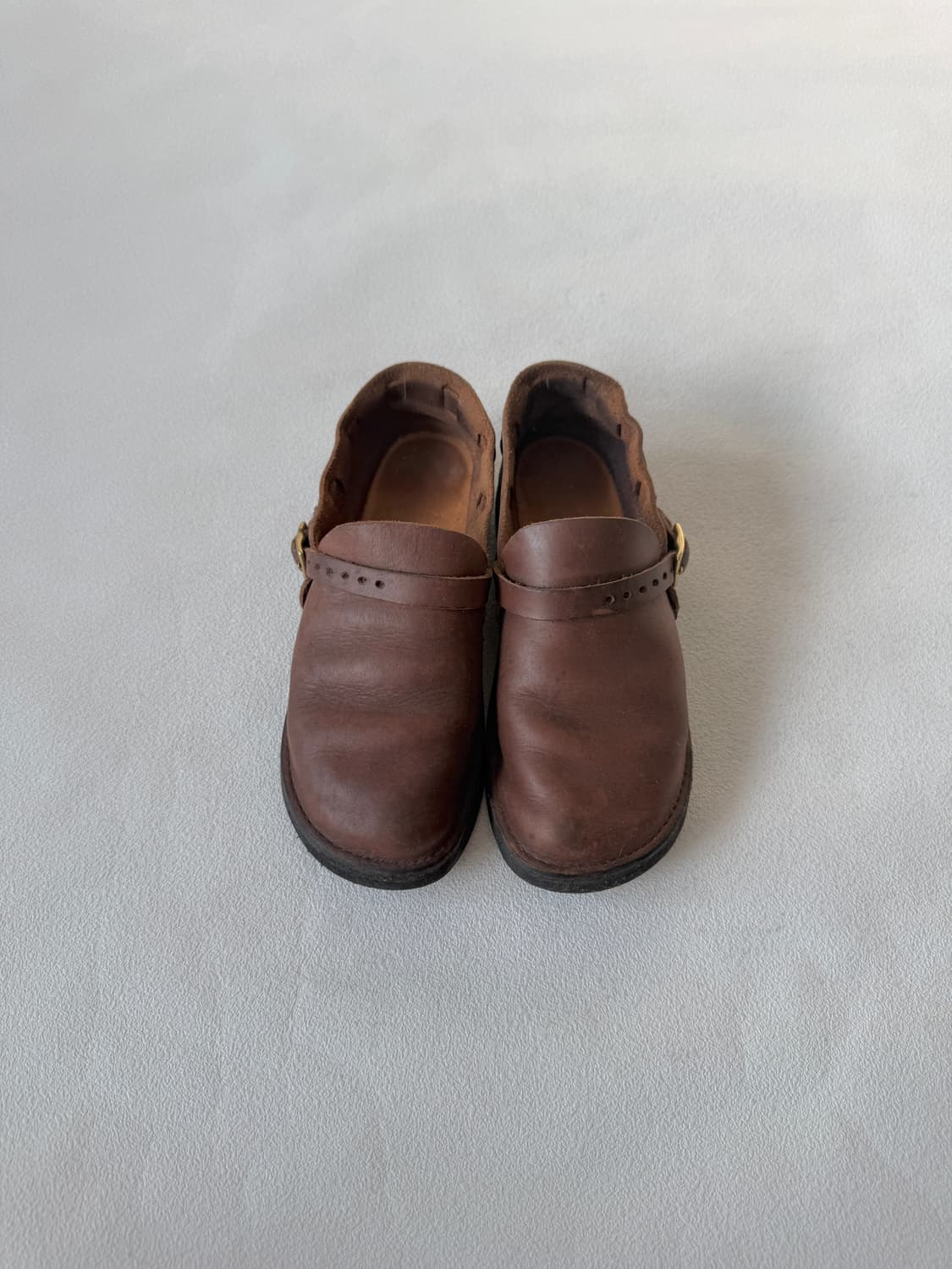 [5C, 220]오로라 슈즈(AURORA SHOES) 레더 미들 잉글리시 상품이미지2