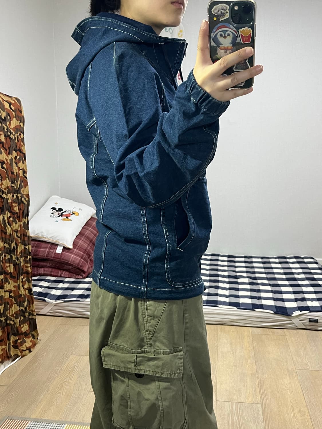 M2squared 엠투스퀘어드 데님 후드집업 상품이미지6